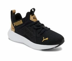 Girls' Puma Little Kid & Big Kid Enzo Softride Shineline Running Shoes -Basketball and Court Shoes Sales Store 2 68