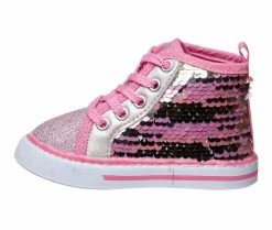 Girls' Laura Ashley Toddler 95818N High-Top Sneakers -Basketball and Court Shoes Sales Store 3 20