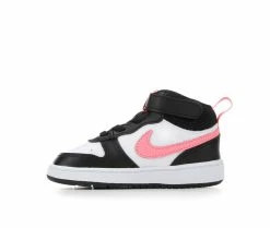 Girls' Nike Infant & Toddler Court Borough Mid 2 Sneakers 11 Girls' Nike Infant & Toddler Court Borough Mid 2 Sneakers -Basketball and Court Shoes Sales Store 3 26