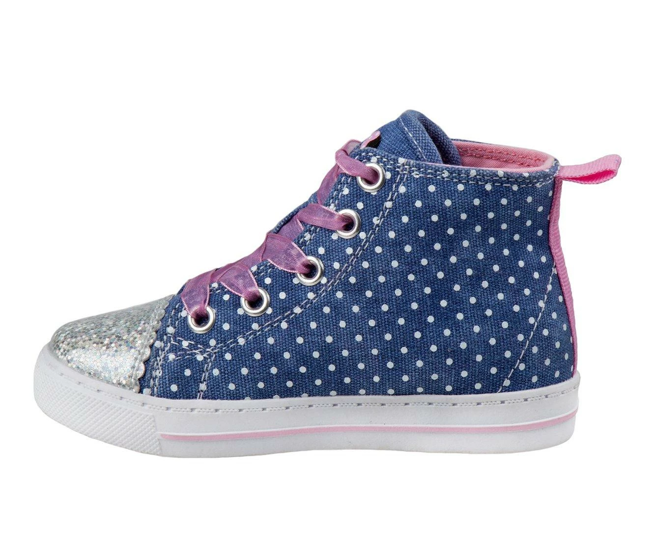 Girls' Disney Toddler & Little Kid CH17788O Minnie Mouse High-Top Sneakers 6 Girls' Disney Toddler & Little Kid CH17788O Minnie Mouse High-Top Sneakers - Image 4