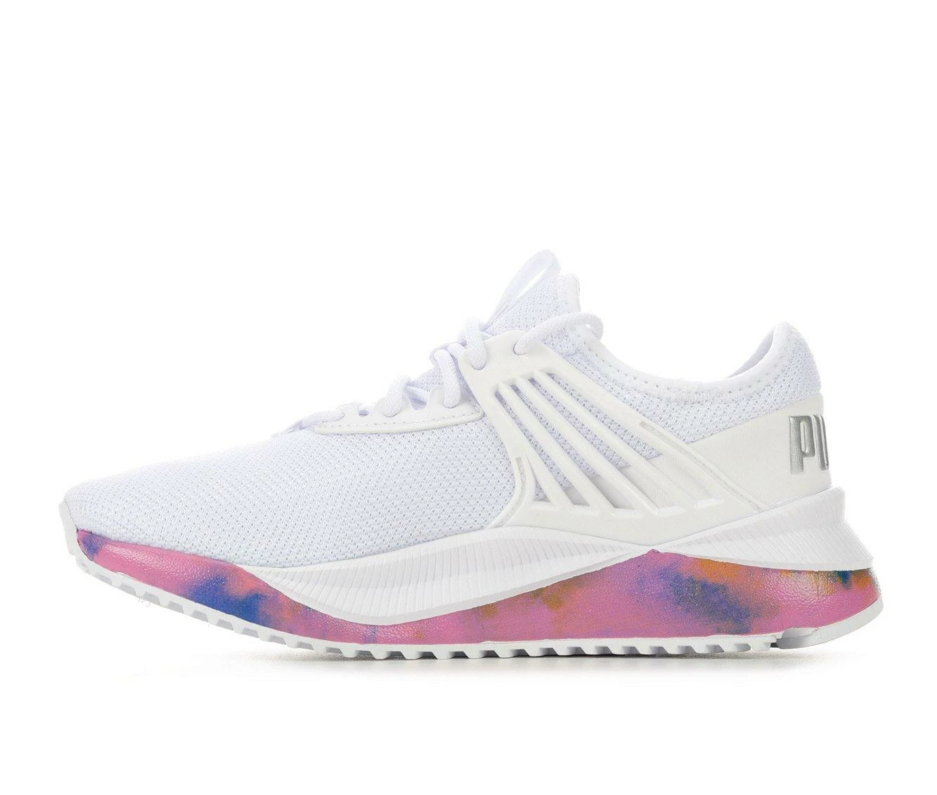 Girls' Puma Little Kid Pacer Future Bleached Running Shoes 6 Girls' Puma Little Kid Pacer Future Bleached Running Shoes - Image 4