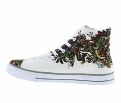 Men's Ed Hardy Still Life High-Top Casual Sneakers -Basketball and Court Shoes Sales Store 3 49