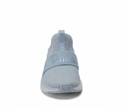 Girls' Puma Little Kid Softride Sophia Slip On Shimmer Sneakers -Basketball and Court Shoes Sales Store 4 142