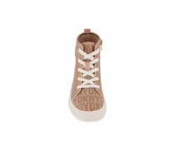 Girls' DKNY Little Kid & Big Kid Hannah Vertical Sneakers -Basketball and Court Shoes Sales Store 4 27