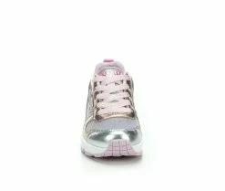 Girls' Skechers Little Kid & Big Kid Uno Metallic Remix Wedge Sneakers -Basketball and Court Shoes Sales Store 4 3