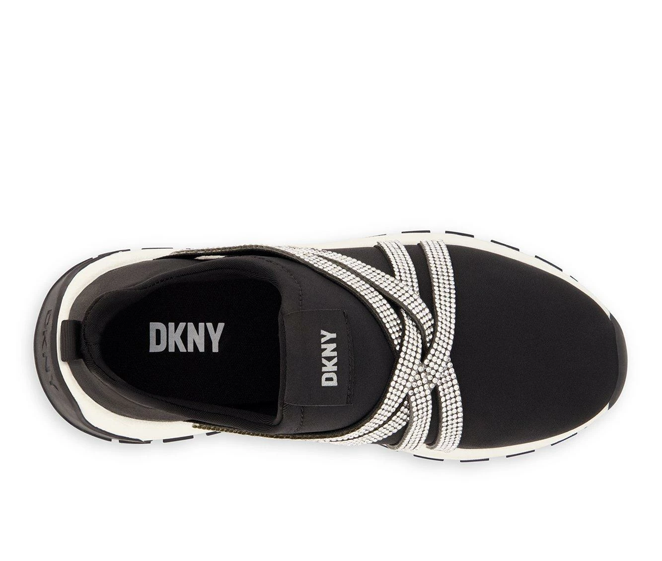 Girls' DKNY Little Kid & Big Kid Danni Criss Cross Slip On Sneakers 8 Girls' DKNY Little Kid & Big Kid Danni Criss Cross Slip On Sneakers - Image 6